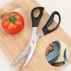 1/2pc Stainless Steel Grill Shear Multifunctional Barbecue Scissors For Camping Bbq Break Down Food Beef Steak Kitchen Gadget