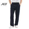 Wide Leg Mens Casual Trousers Men Corduroy Baggy Sweatpants, Drawstring Waist Straight Joggers, Pants Solid Color Athletic for Jogging Gym Workout