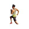 SAUCONY Gradientowy napis Bieganie Odprowadzający wilgoć Szybkoschnący Oddychający Lekki Okrągły dekolt Bez rękawów Tank top Męskie topy Zielony SC2249009A-PR113