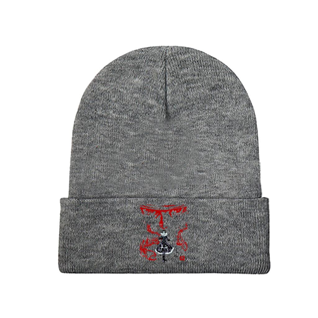The Bandit Leader Phantom Troupe Strickmütze für Damen, Unisex, Skullies Beanies, Herbst-Winter-Mütze, warme Polyester-Mütze
