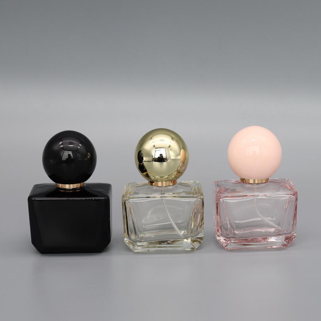 30ml High-End Glass Perfume Bottle Empty, Portable Refillable Spray Atomizer, Cosmetic Travel Container