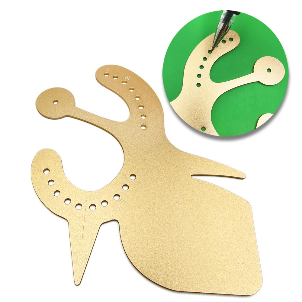 1 piece Multifunctional Dental Rubber Dam Punch Hole Board Rubber Dam Instrument Stainless Steel Teeth Whitening Tool