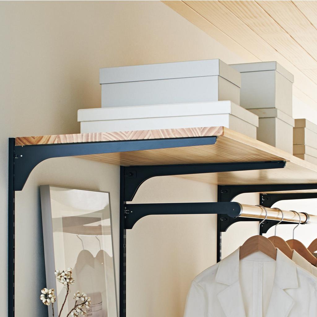 Wood One Shelf New Zealand Pine Solid Smooth 1350 X Depth 450 X Thickness 18 Board, Wood, White, Surface, [Length Mm] MTR1350N-C1I-WH