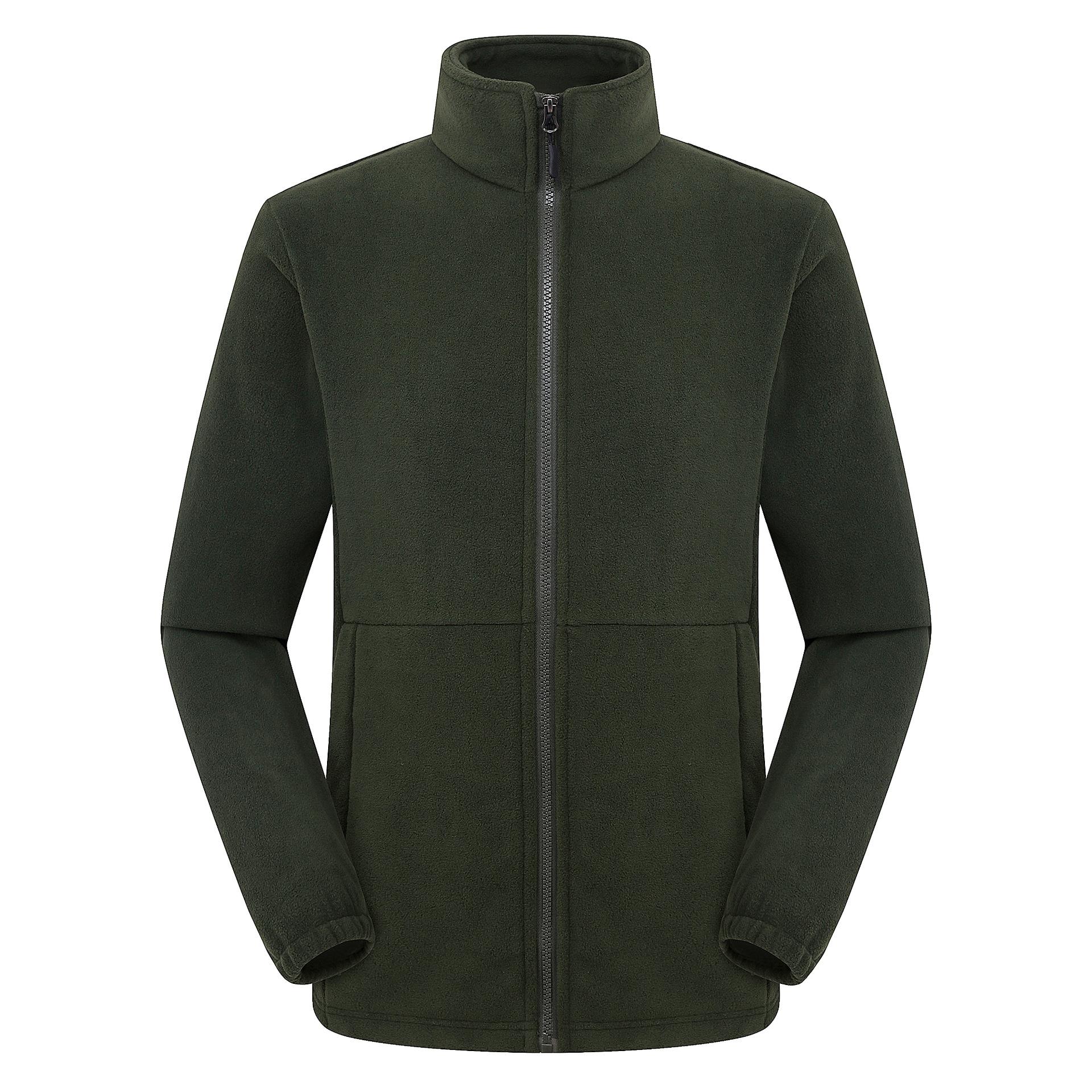 Флисовая ткань толстовки Softshell походная куртка мужские пальто кемпинг на открытом воздухе зимняя флисовая куртка XS темно-зеленого