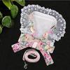 Sweet Dog Cat Pet Supplies Clothes Cat Leashes Bows Dog Chest and Shoulder Straps Dog Walkers