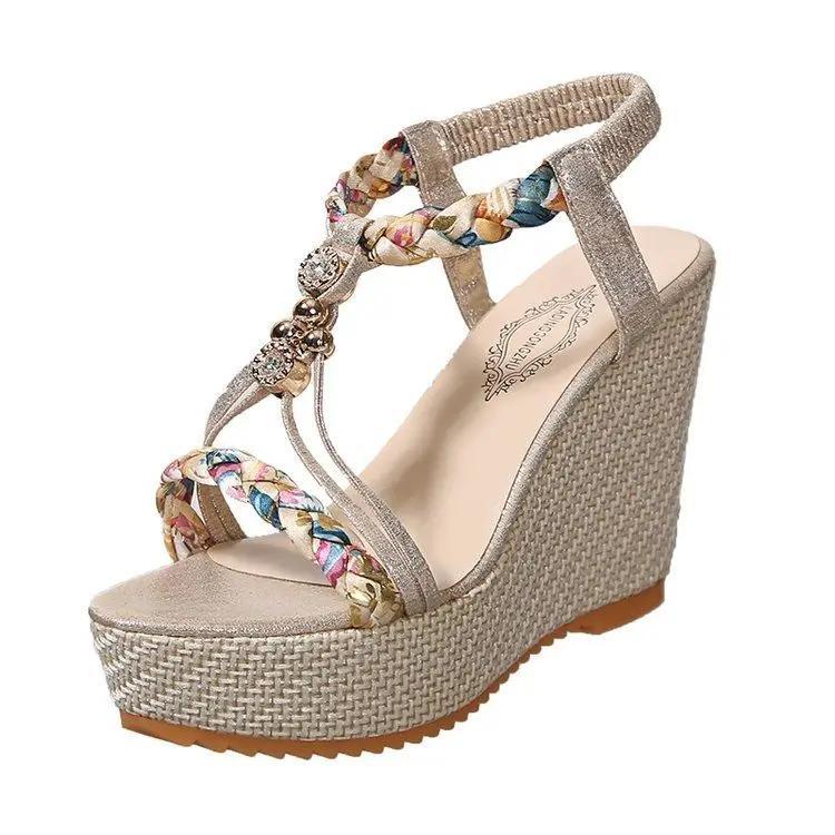 Fashion Outdoor Platform Woman Shoes New Breathable Fashion Luxury Summer High Quality 2025 Comfortable Daily on Offer Sandals for Women