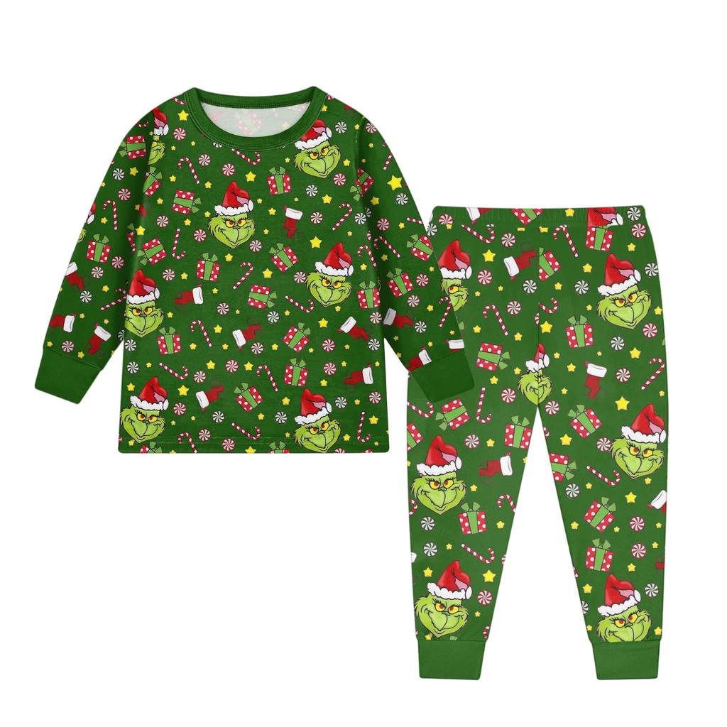 Children's Fashion Suit Skirt Round Neck Long Sleeve Top Pants