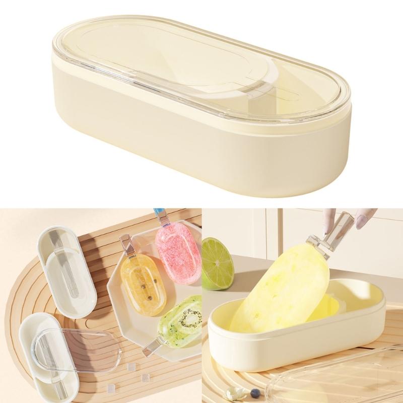 Ice Cream Making Molds Flexible Demolding Silicones Freezing Tray Popsicles Maker For Children Adults Family Homemades