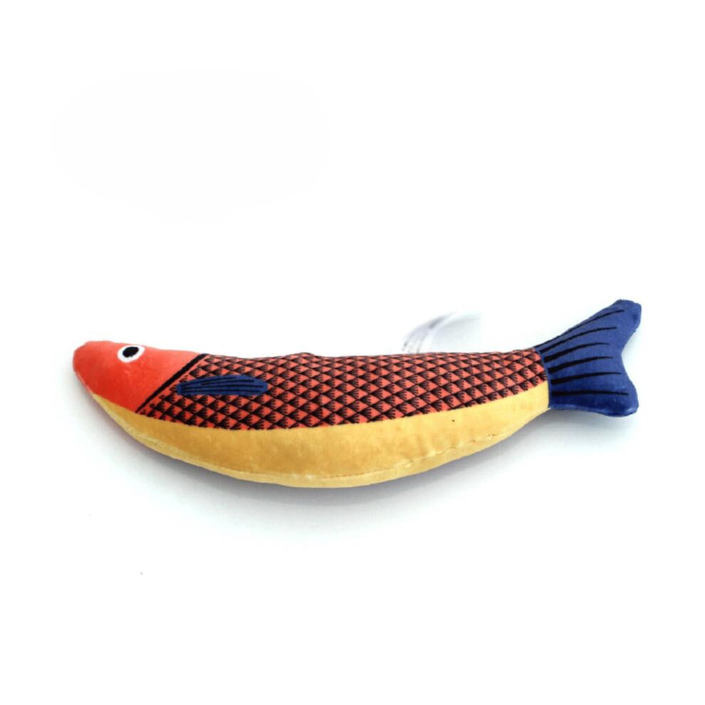 Cat Toy Fish Simulated Mint Self-Happiness Relief Boredom Teeth Molars Bite-Resistant Cat Stick Kitten Pet Supplies Cat Toy