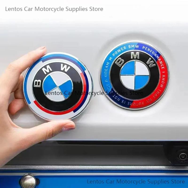 Modifiserte hjulkapsler med logo foran og bakPasser til BMW bil logo 7 stk 50-årsjubileum Spesiell begrenset utgave Felles modell