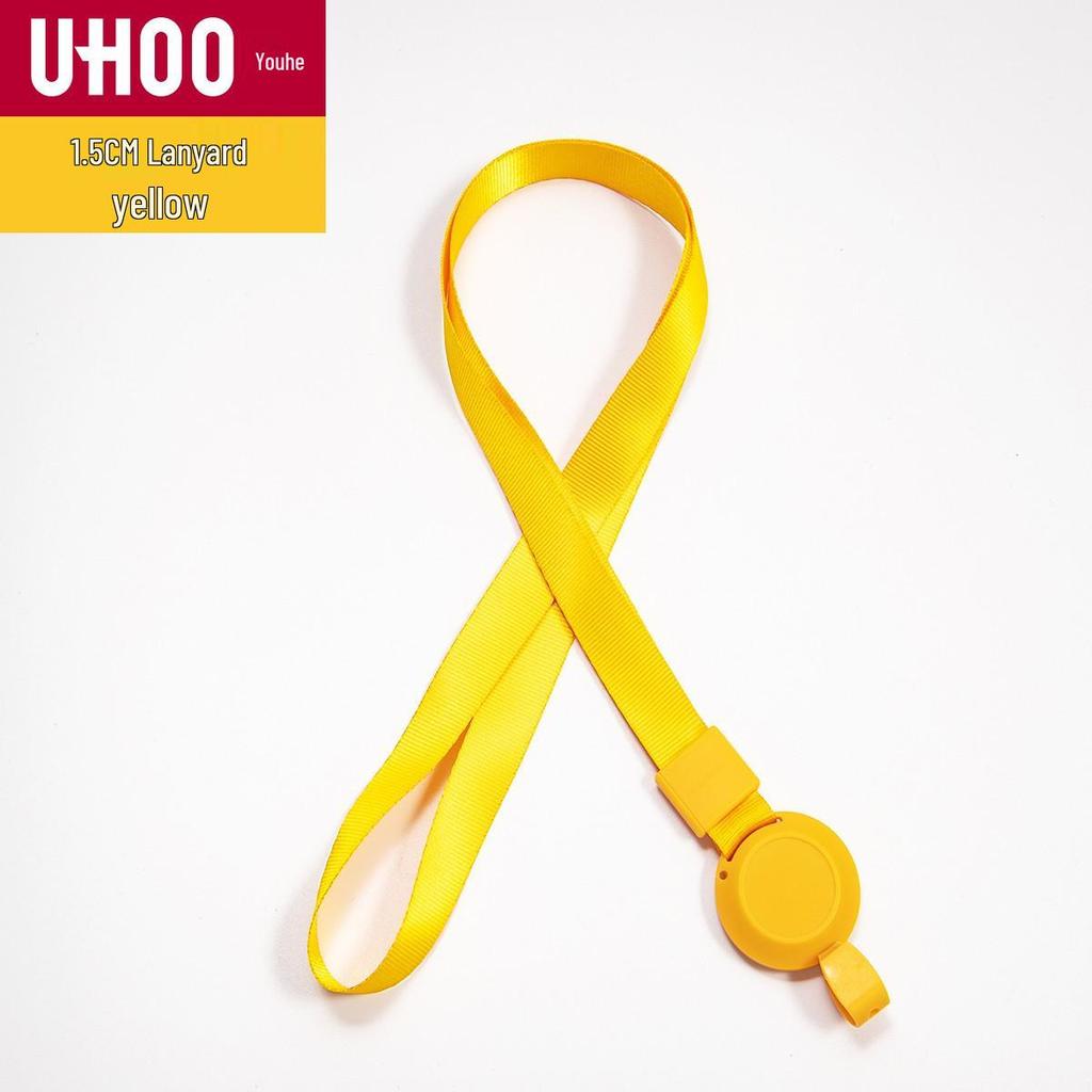 Youhe Retractable Badge Holder Lanyard with Safety Buckle and Customizable ID Card Holder