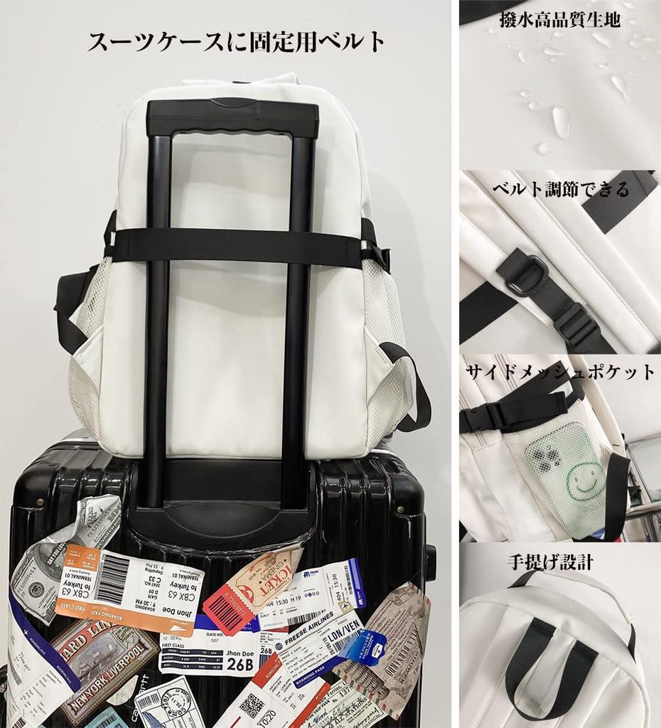 Koreanischer Rucksack mit großem Fassungsvermögen für Mädchen, für den Weg zur Arbeit oder Schule, Studenten, Unisex-Freizeittasche, Rucksack für Schülerinnen, Frauen [ZESU]