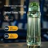 JEKO&JEKO 1000mL Tritan Sports Water Bottle with Handle
