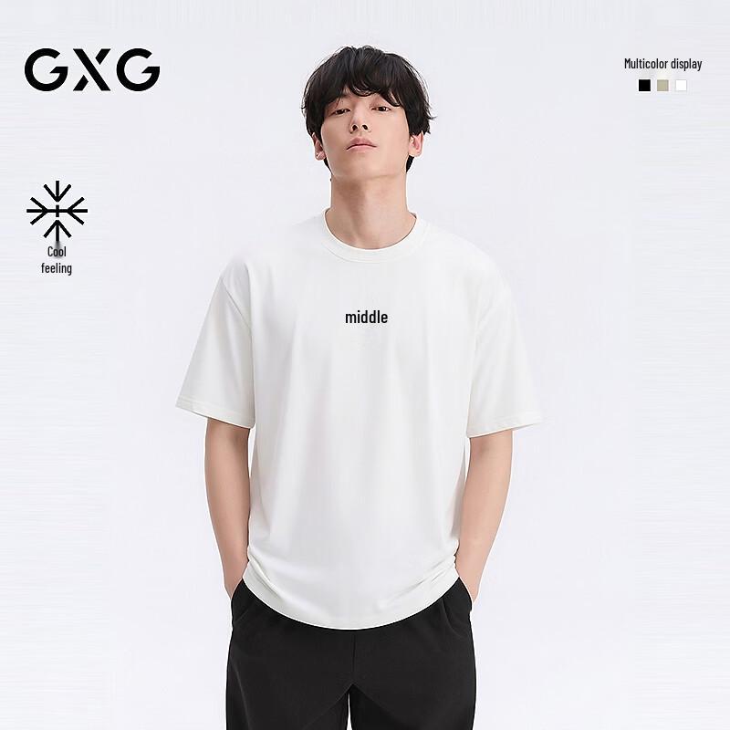 GXG Men s Cool-Feel Back Graphic Crew Neck T-Shirt XL