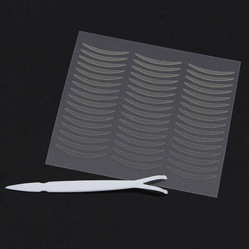 120 Pairs Breathable Invisible Double Eyelid Sticker Tape Makeup + Fork Nice