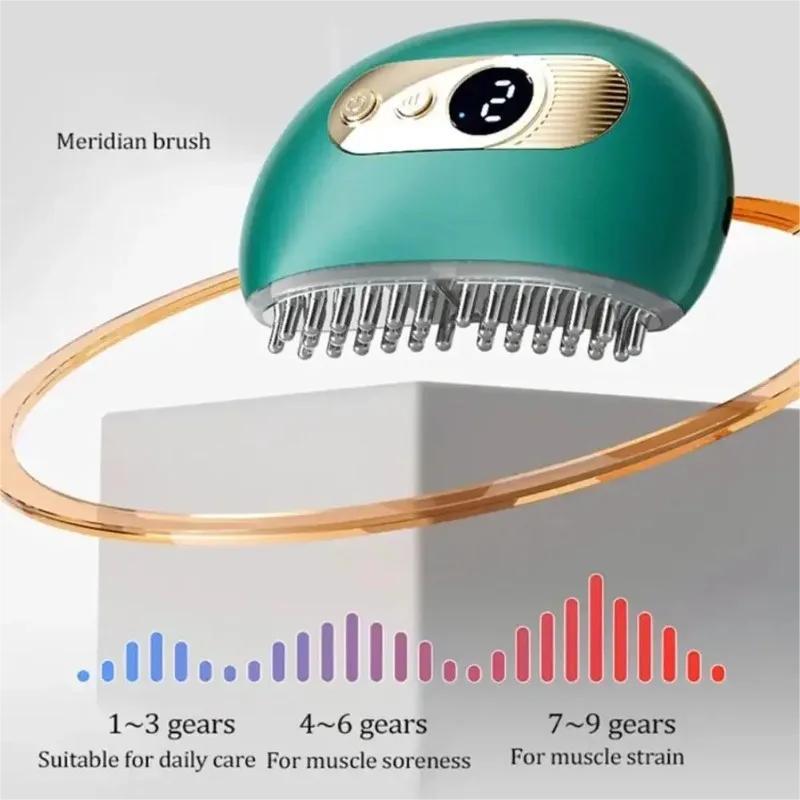 Electric Gua Sha Tool - High-Frequency Vibration & Heating Facial Lifting Massager with Reusable Stone Head for Skin Care Beauty