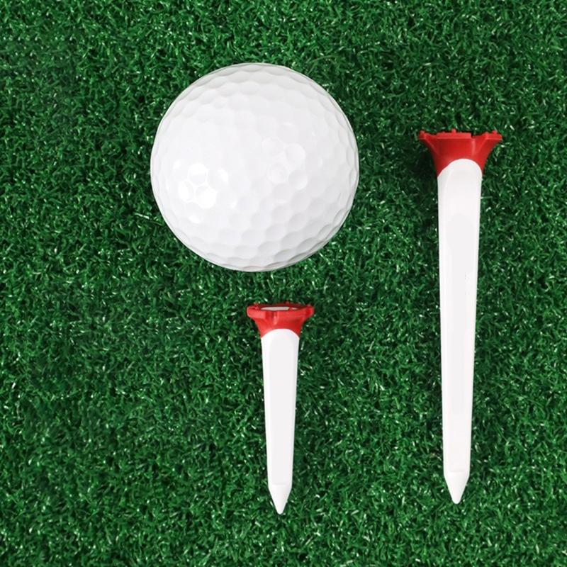High Performances Golf Tees Training Ball Holder Low Friction Plastic Step Down Golf Tees Practice Tool Golf Accessories