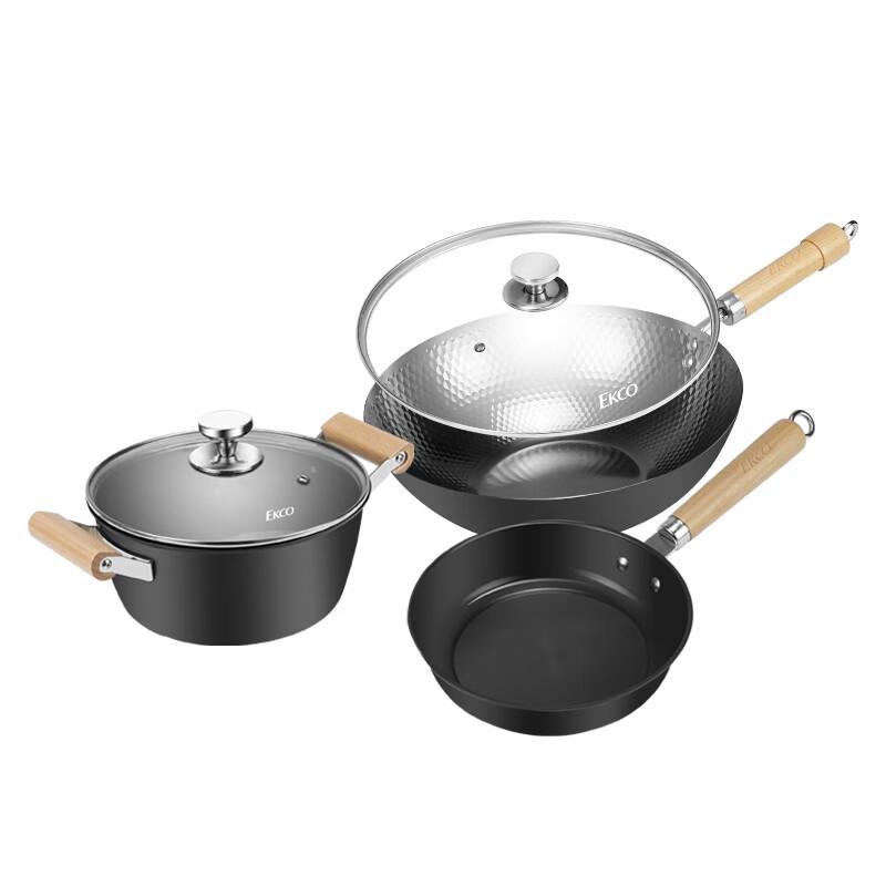 EKCO Ultimate Iron 3-Piece Cookware Set