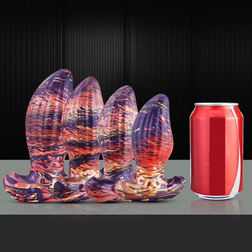 Outdoor Wearable Giant Silicone Anal Plug - Adult Erotic Toy for Women