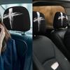 Comfortable Car Headrest Cover Halloween Skull Print Universal Automotive Accessories Removable Headrest Protector Cover