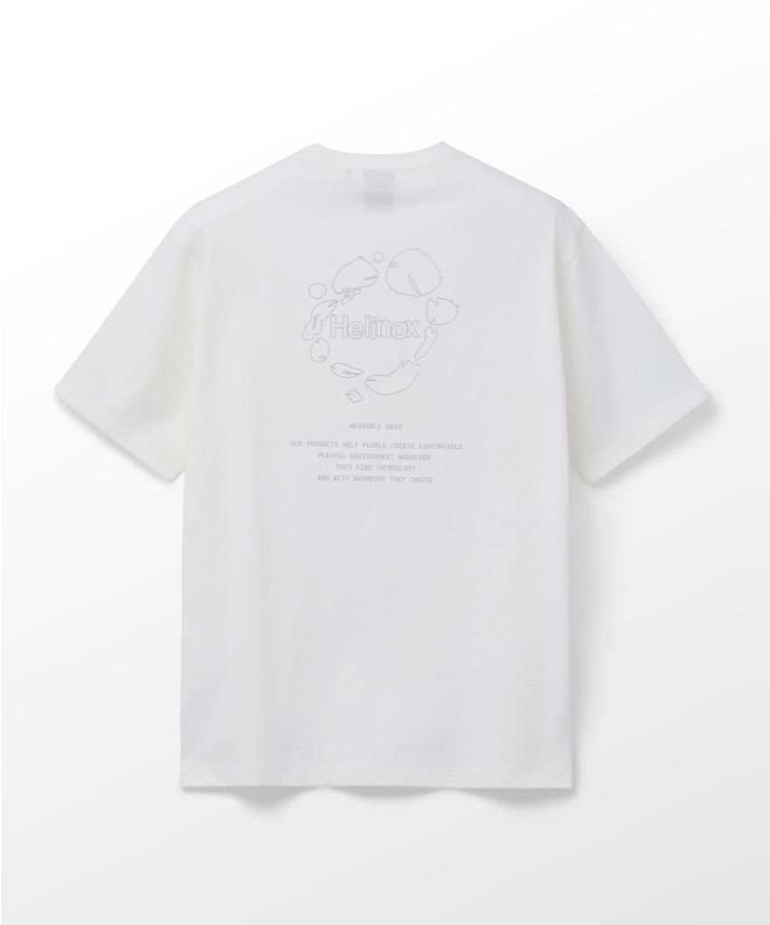 Hellinogseuweeo Magic Hours Sorona Short Sleeve T-Shirt_White