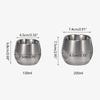 Coffee Mug Stainless Steel Material Insulated Water Tumblers Mug for Home Office