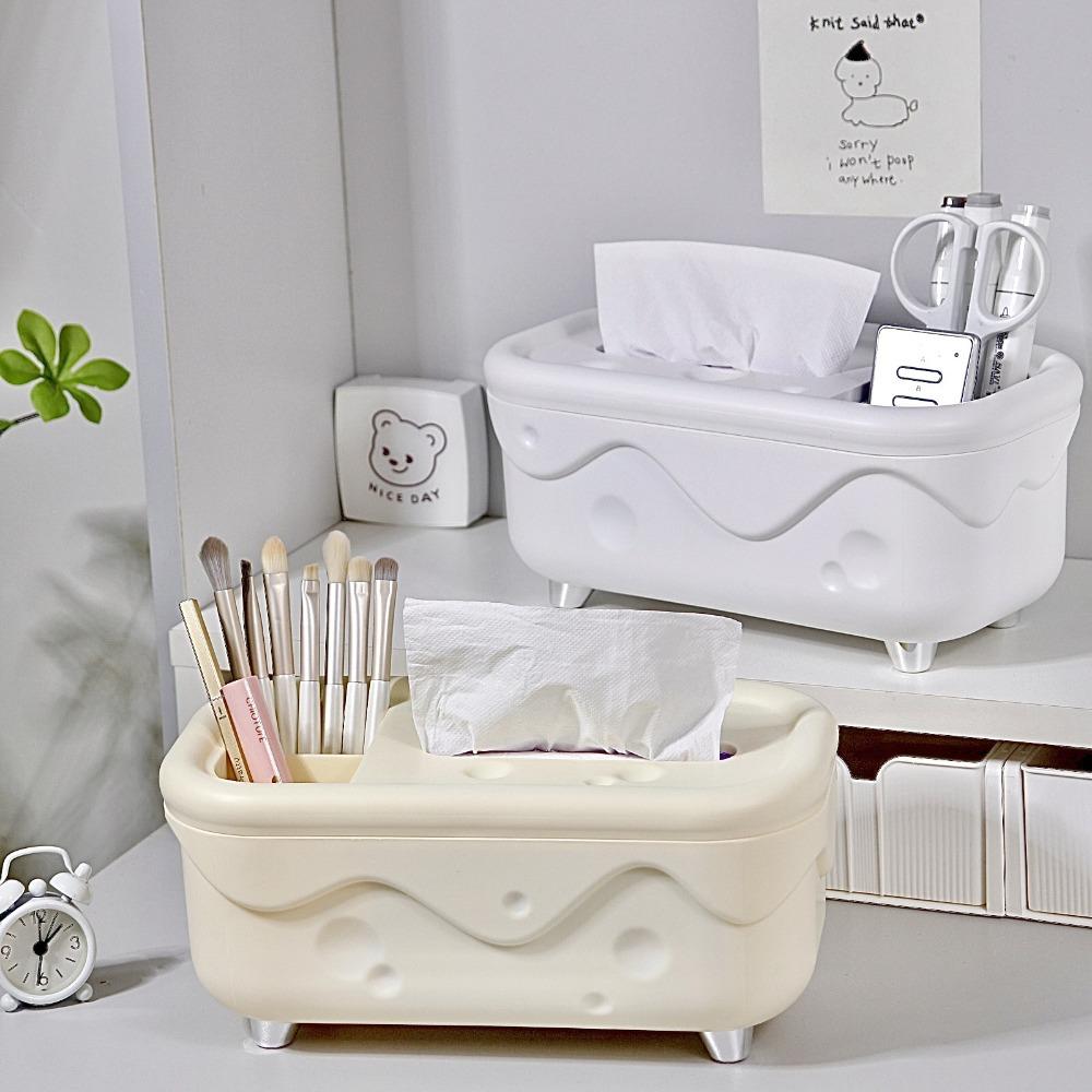 Stylish Tissue Holder Kawaii Paper Storage Box Home Decoration Cheese Tissue Box  Bathroom