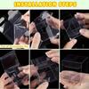 50/100pcs Transparent Plastic Gift Boxes Clear PVC Folding Box for Wedding Parties Bulk Gift Candy Chocolate Packaging Box Decor