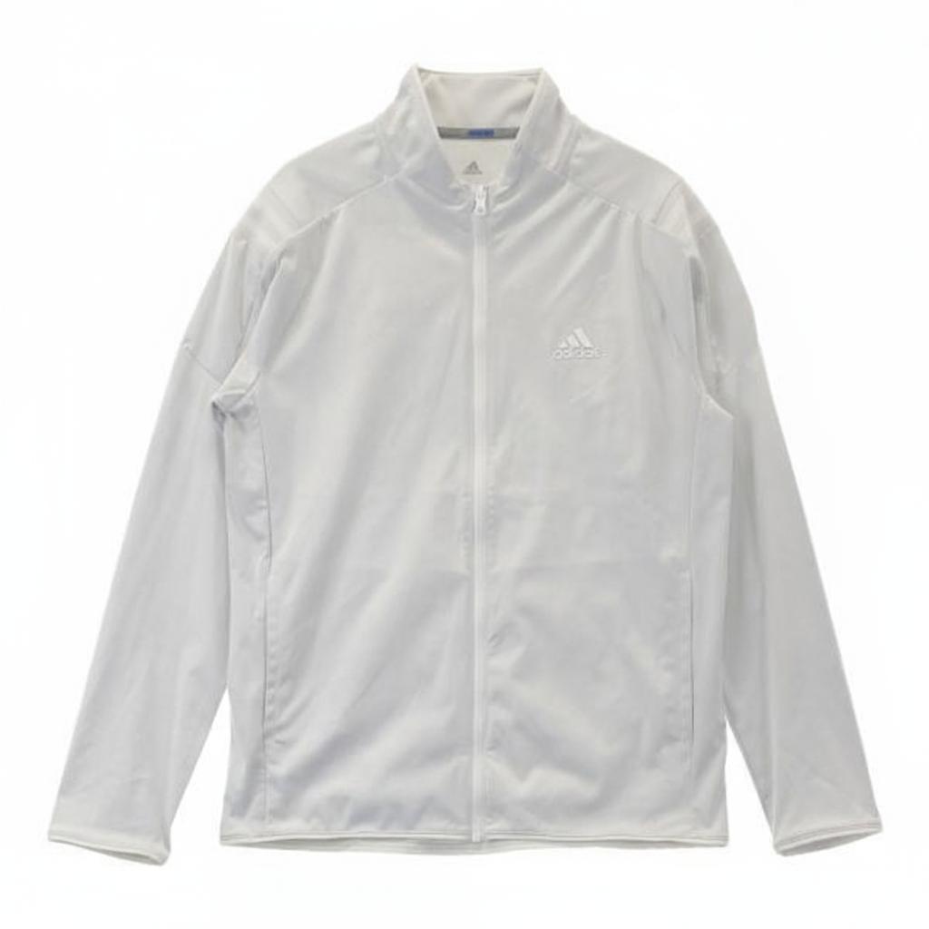 Adidas Golf Clothing Men s White Stand Collar Moderate FS6969- S