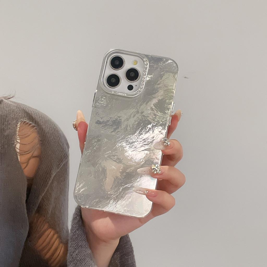 Super Fairy Smudged Tinfoil Pattern Is Suitable for iPhone17Pro Max Apple 16 Mobile Phone Case 14/15 New Advanced Sense