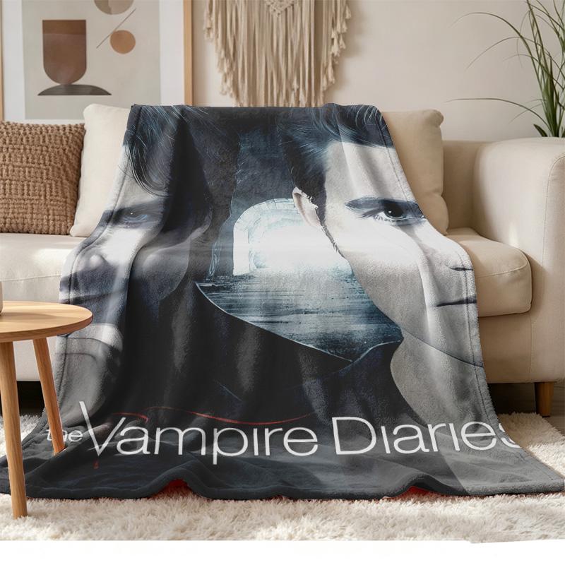 Damon Salvatore Soft and Comfortable Flannel Suitable for Sofas Living Rooms Outdoor Camping Travel and Also Makes a Great Anniversary Gif