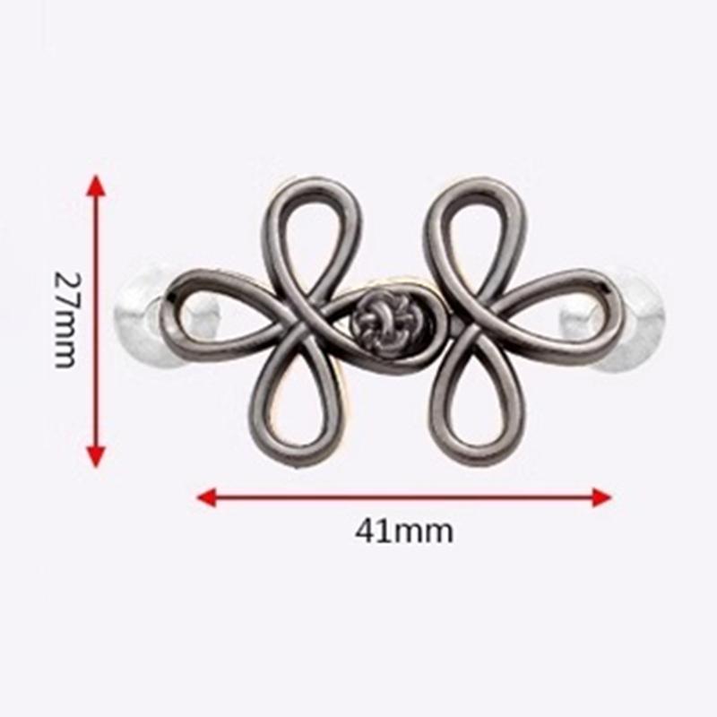 Reusable Flower Waist Button Fastener Adjustable Metal Jeans Buttons Waist Tightener Detachable Seamless Button for Pants Skirts