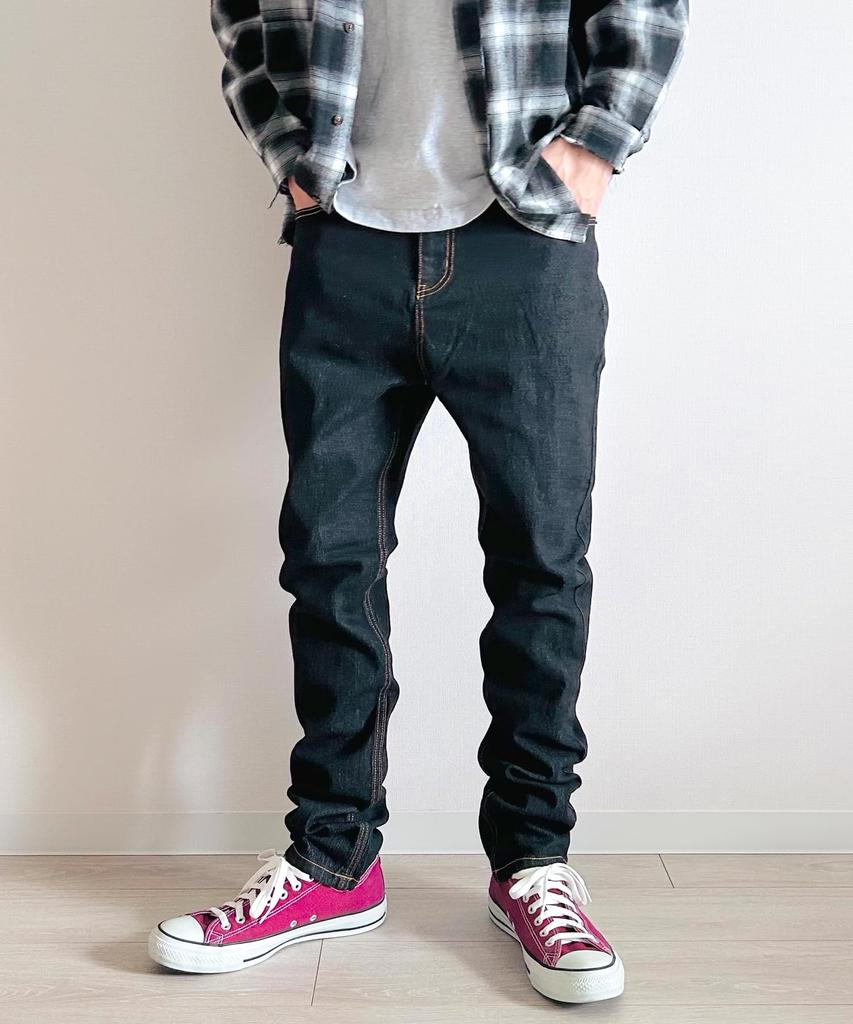 BEATJIVE Stretch Tapered Sarouel Skinny Denim Jeans Size AR-P1686 (Black, Small)