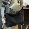 Retro bag women's large-capacity new autumn shoulder messenger bag casual work commuter dumpling bag