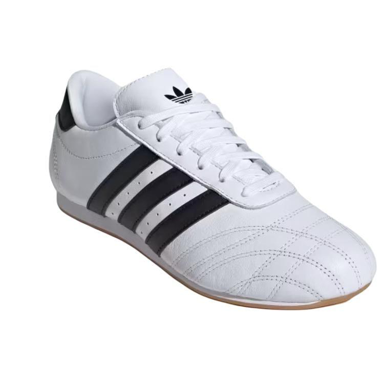 adidas Originals Taekwondo Comfortable Low Top Training Shoes Women's White Black JS1194