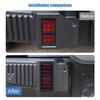 Car Front Bumper Daytime Running Light Rear Bumper Fog Lampshade Protecctive Decoration Stickers For Jetour Traveler  T2 2024 Up Exterior Accessories