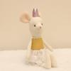 Bambole di peluche Animali di peluche Cartoni animati Giocattoli per bambini per bambine Regalo di compleanno Natale famiglia di topi casa delle bambole