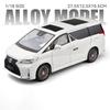 DA11:18 Toyota Vellfire Alphard LM300 MPV Alloy Metal Diecast Model Car High Simulation Collectibles Home Furnishings Holiday Gifts