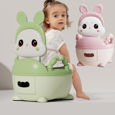 Pot Mignon Portable Lapin Siège d'Apprentissage de la Propreté Portable pour Bébé Pot d'Entraînement pour Enfant Pot pour Filles Garçon Siège de Toilette Enfant Pot