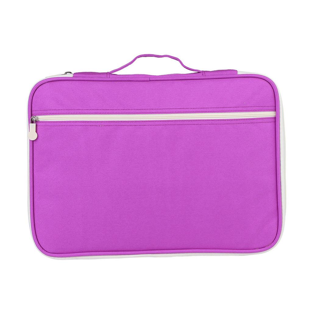 5Colors A4 Document Bag File Folder Portfolio Organizer Computer Notebook Zippered Case