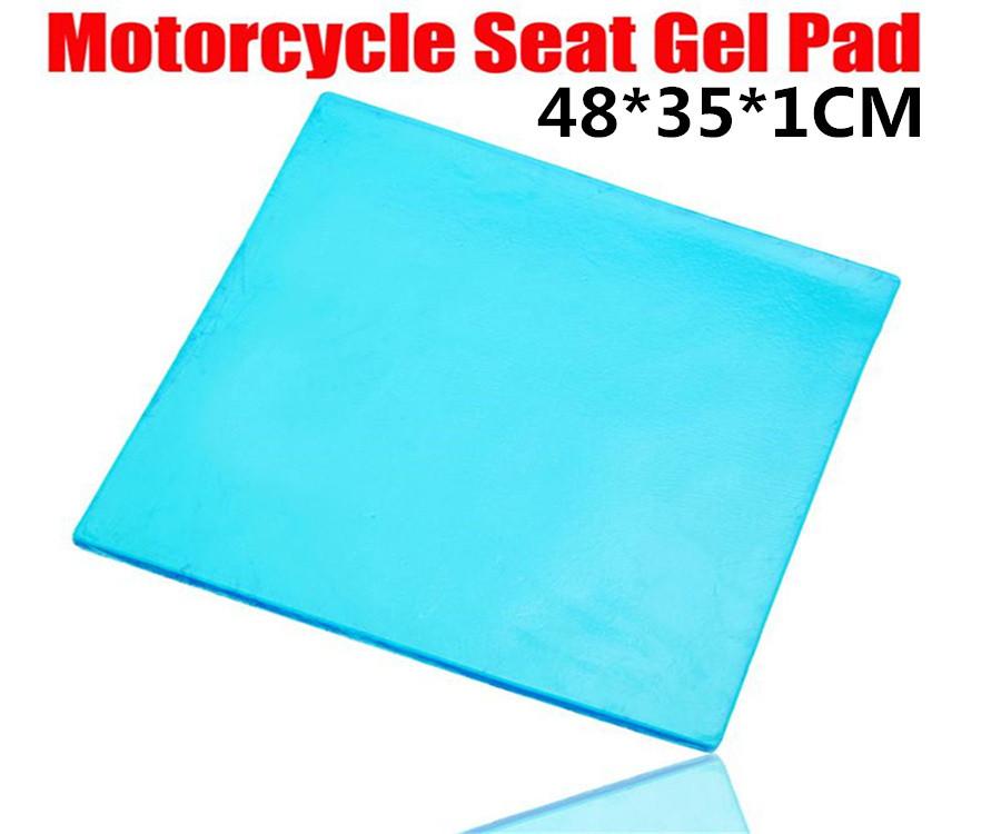 Universal Diy Modified 1Cm Thickness Polyurethane Elastic Fiber Gel Pad Motorcycle Seat Cushion Comfortable Mat Shock Absorption Mats 48X35Cm