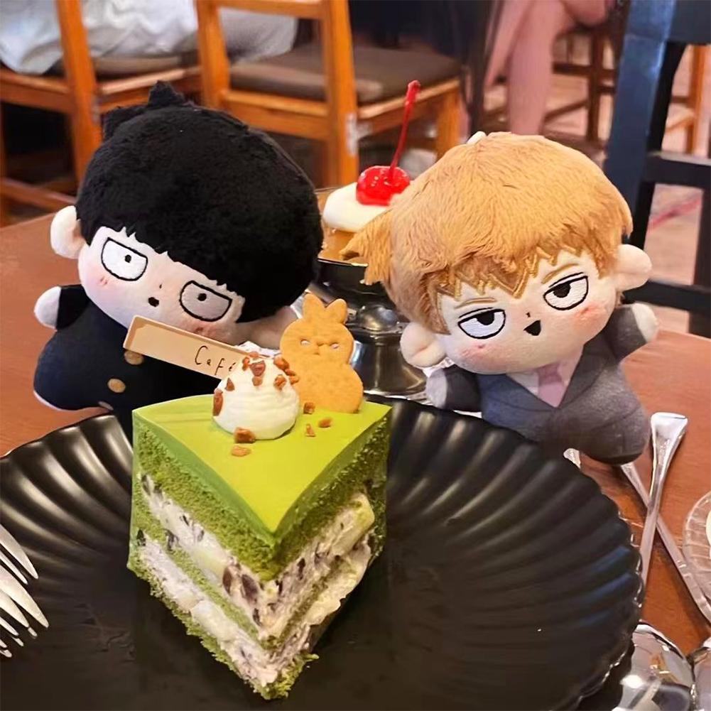 Anime Plüschpuppe Mob Shigeo Schlüsselanhänger Mini-Taschenanhänger Reigen Arataka Anime Zubehör Plüschtier Sammlung Schmuckstück Geschenke 20cm