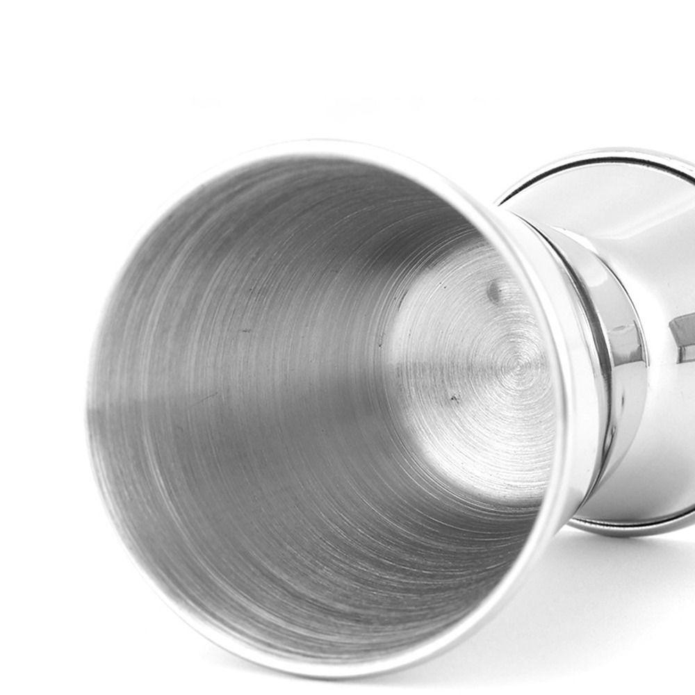 Neuer 304 Edelstahl Messbecher Dual Shot Japanischer Stil Cocktailbecher 1/2-1oz Cocktailshaker Bar