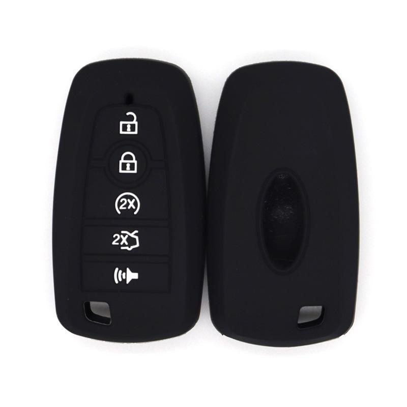 Drop-proof key cover, suitable for Ford Explorer Lima Sports Raptor F150 modified silicone key bag, with high cost performance