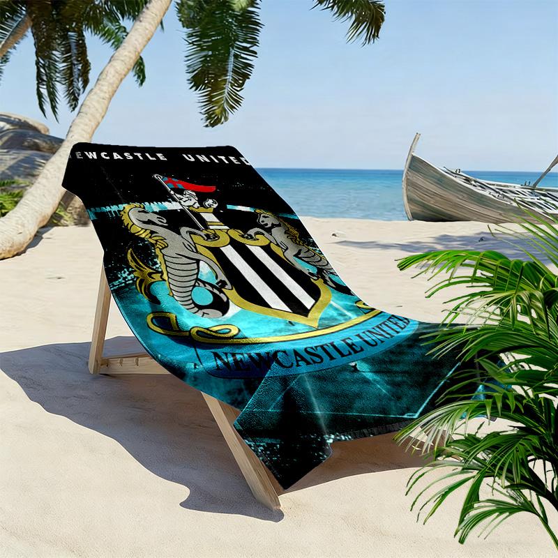 Newcastle United Print Beach Towel, Large Soft Quick Dry Towel for Beach Camping Swimming
