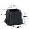 4Pcs Plastic Height Increasing Foot Pads Sofas Tables Furniture Height Enhancers Table Legs Round/square Pads Shock-Absorbing