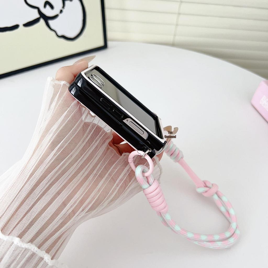 Magnetisches DIY Niedliches Haustier Hülle für Samsung Z Flip7/Z Flip6/Z Flip5 - Cartoon Anti-Drop Design