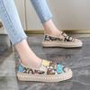 CRLAYDK Panda Printed Loafers for Women Slip On Espadrilles Casual Lightweight Summer Shoes Ladies Breathable Soft Flats