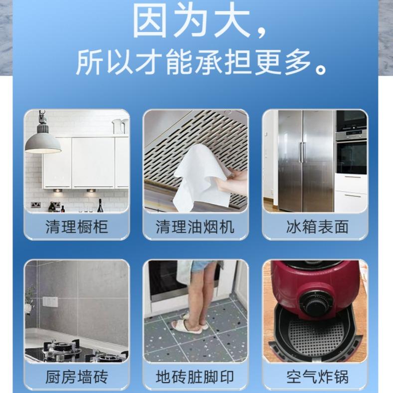 Extra Large Kitchen Wipes, Range Hood, Stove Cleaning, Degreasing, Disposable Wipes