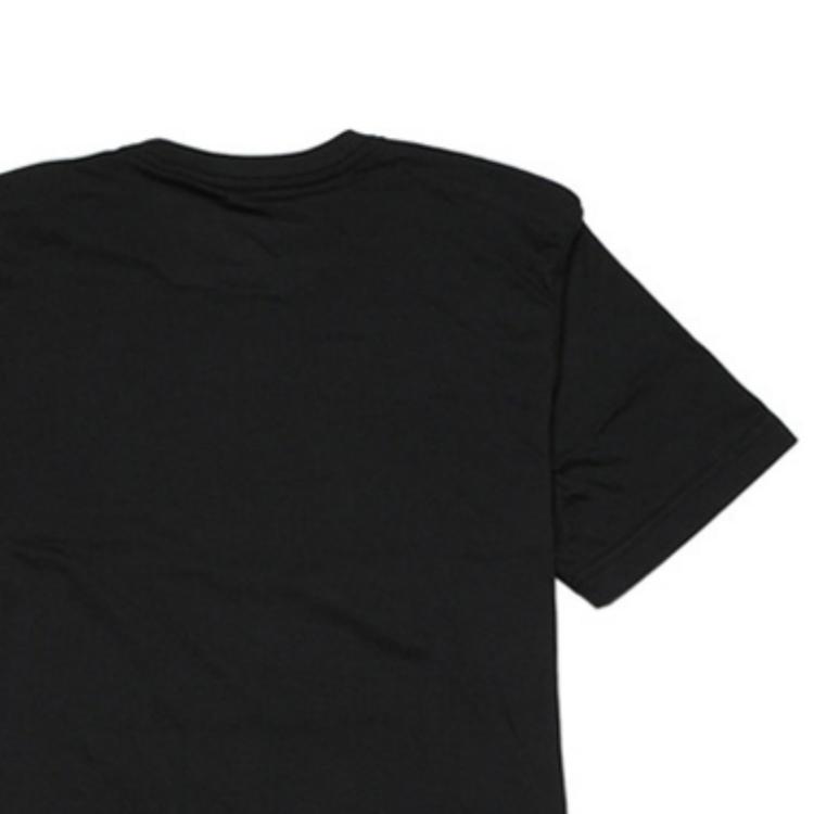 Nike T Shirts Men's Black Crew Neck Moderate Straight Fit 524306-014